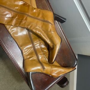 Cognac Boots